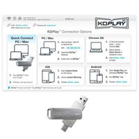 4K WIRELESS BYOD PRESENTATION GATEWAY - 1/4 IMAGES, SUPPORT PC, MAC, IOS AND ANDROID